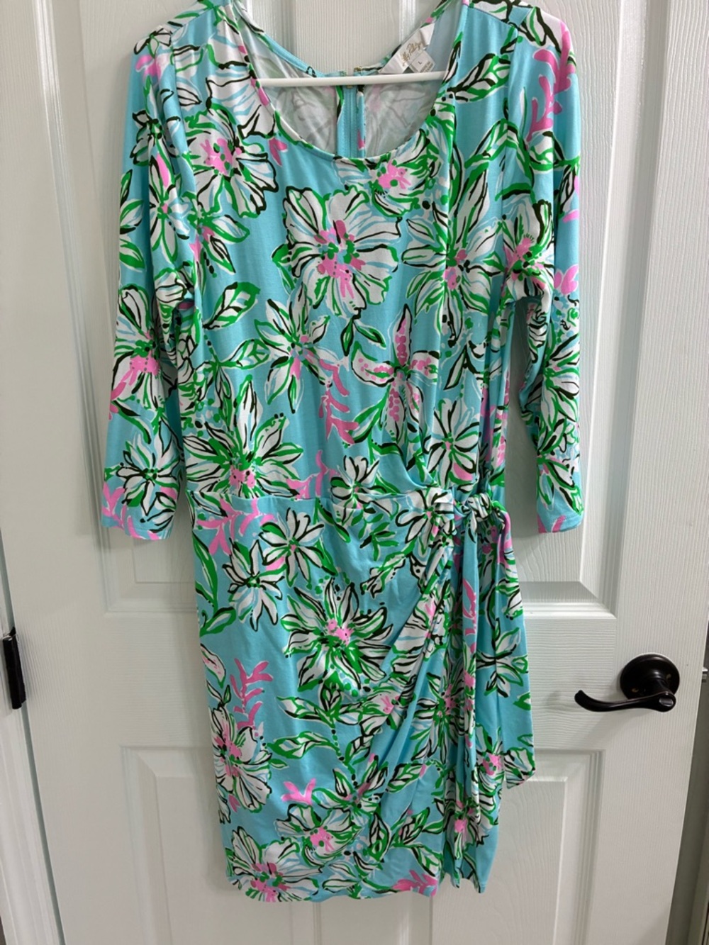 Lilly Pulitzer floral Romper. Size L